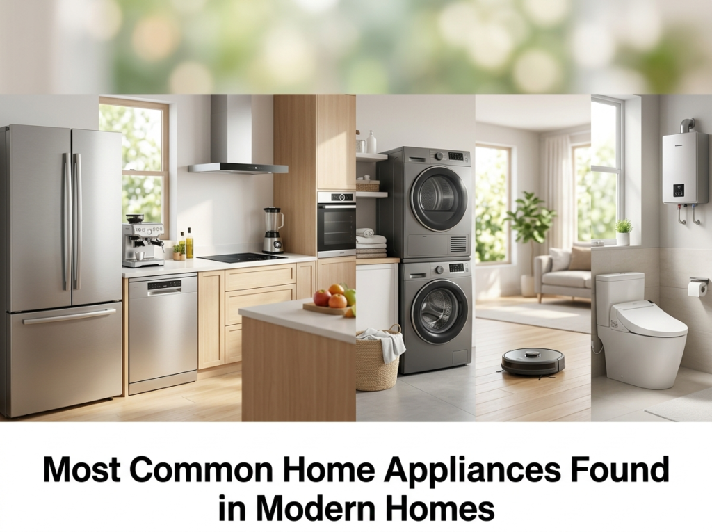Most Common Home Appliances Found in Modern Homes