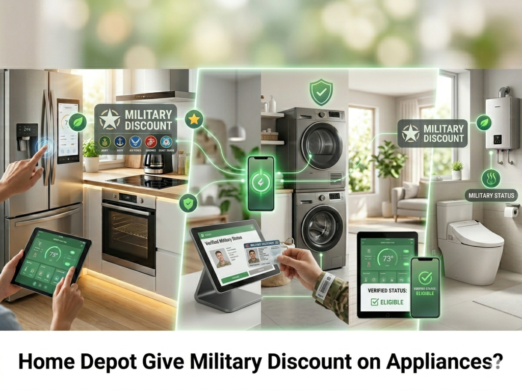 Home Depot Give Military Discount on Appliances

