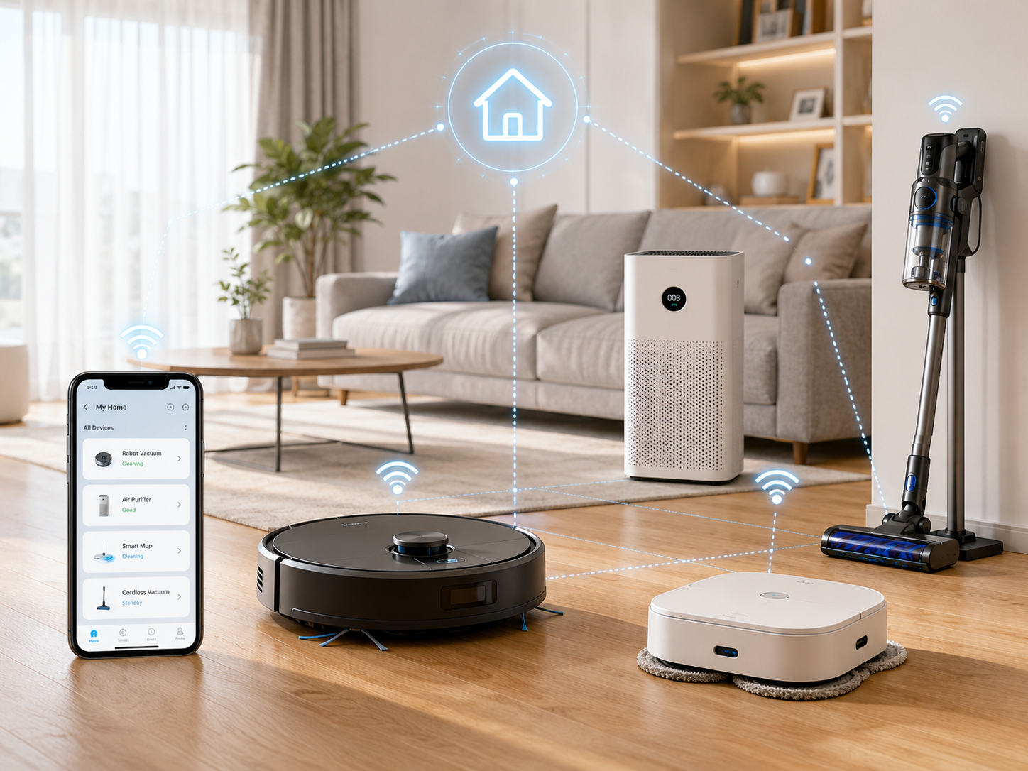 smart appliances home cleaning​