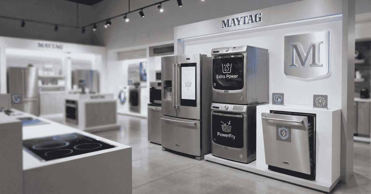 Advanced Maytag Home Appliance Center: Calm Smart Care