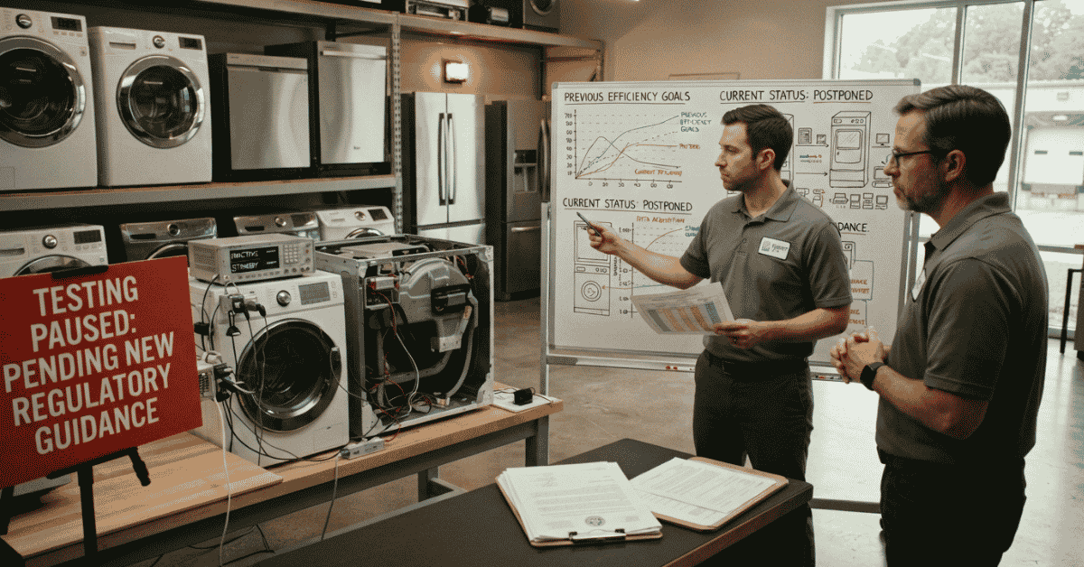 Home Appliance Efficiency Standards Postponed, Smart Relief