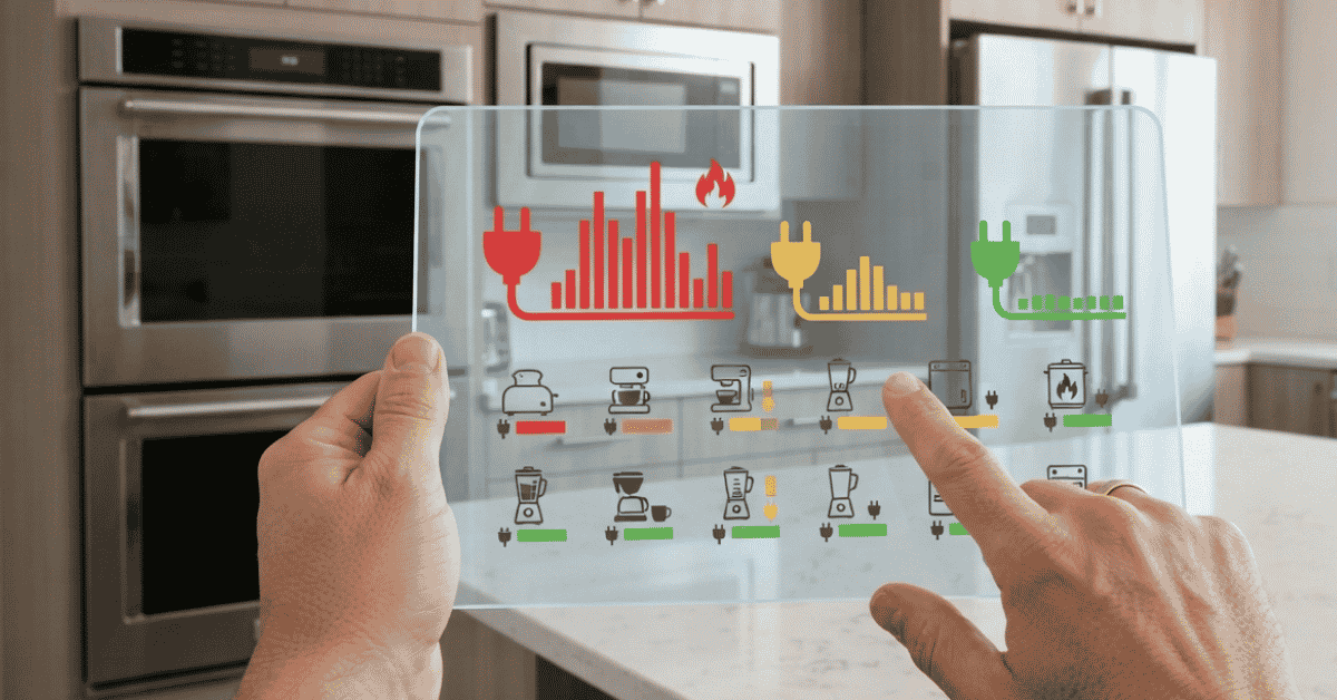Home Appliances Electricity Chart: Bold Cozy Quirk