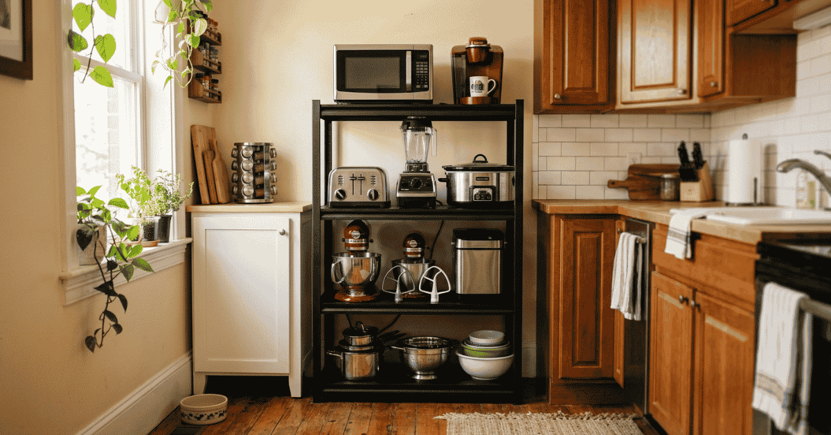 Best Snazzy Appliance Rack For Kitchen Joy