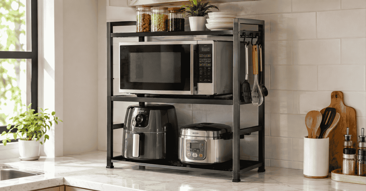 kitchen_ appliance rack