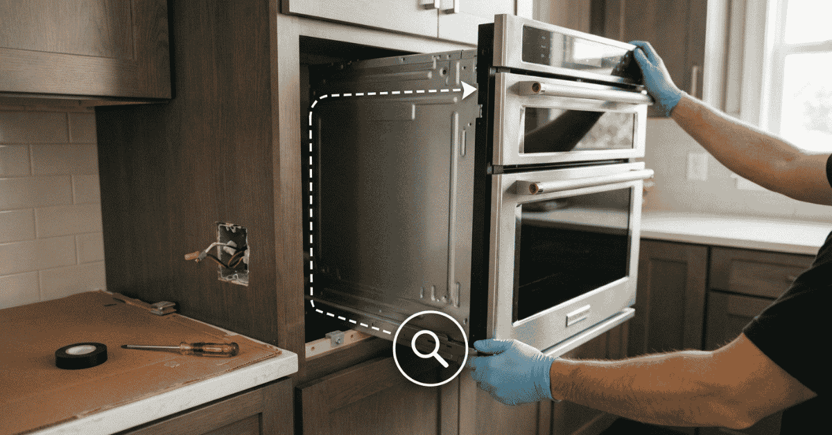 installation of double wall oven joy pop magic